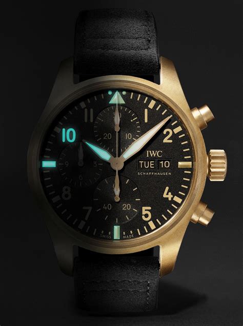 iwc 10 years of mr porter|IWC 10 Years of MR PORTER Limited Edition Pilot’s Watch.